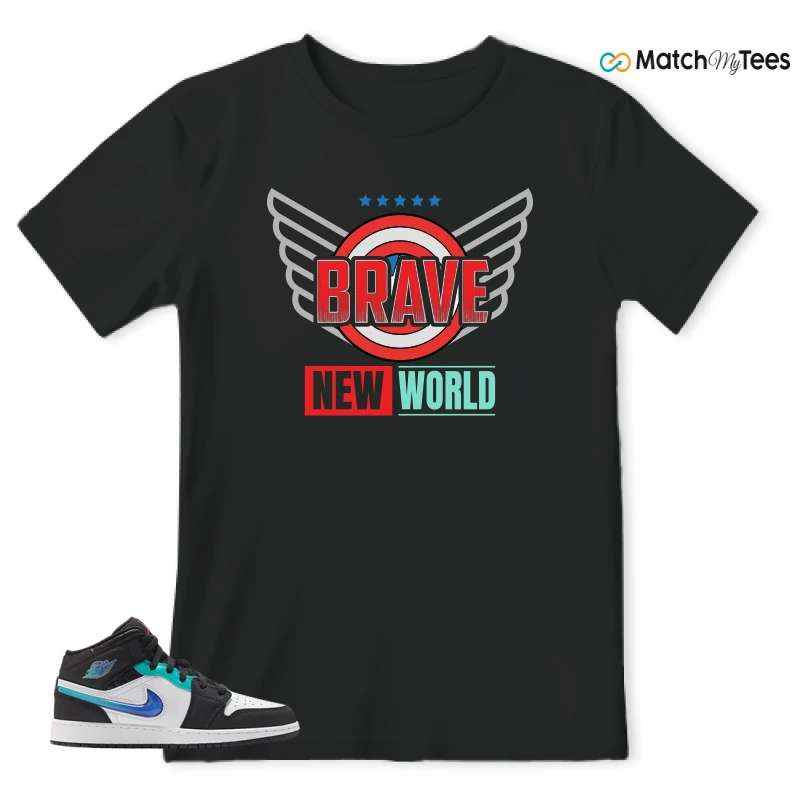 NIKE AIR JORDAN 1 MID RACING SNEAKER Matching Tees t-shirt