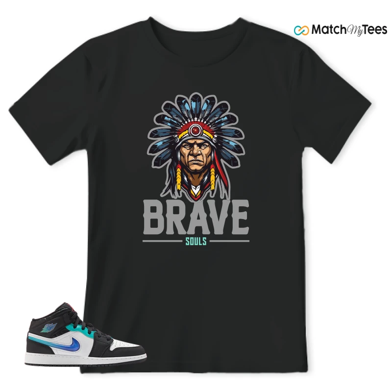 NIKE AIR JORDAN 1 MID RACING SNEAKER Matching Tees t-shirt