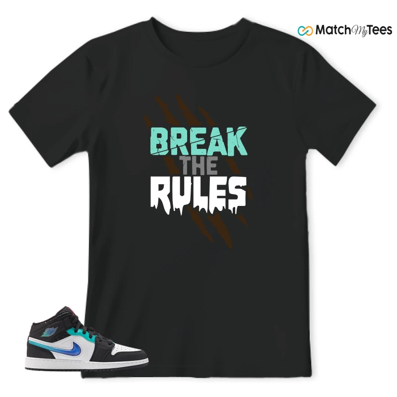 NIKE AIR JORDAN 1 MID RACING SNEAKER Matching Tees t-shirt