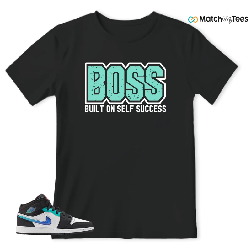 NIKE AIR JORDAN 1 MID RACING SNEAKER Matching Tees t-shirt