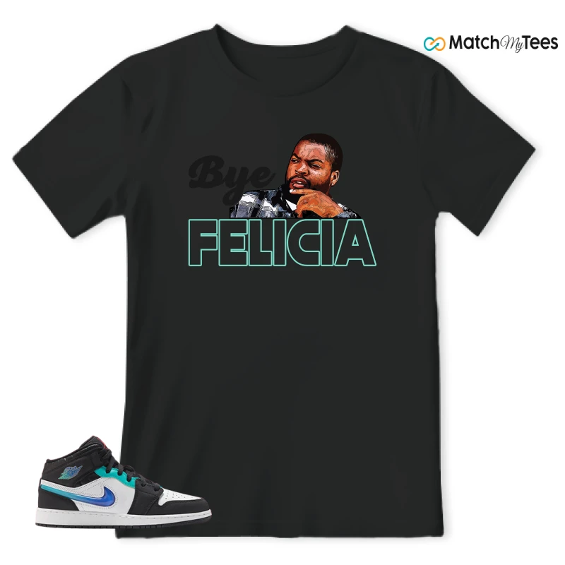NIKE AIR JORDAN 1 MID RACING SNEAKER Matching Tees t-shirt