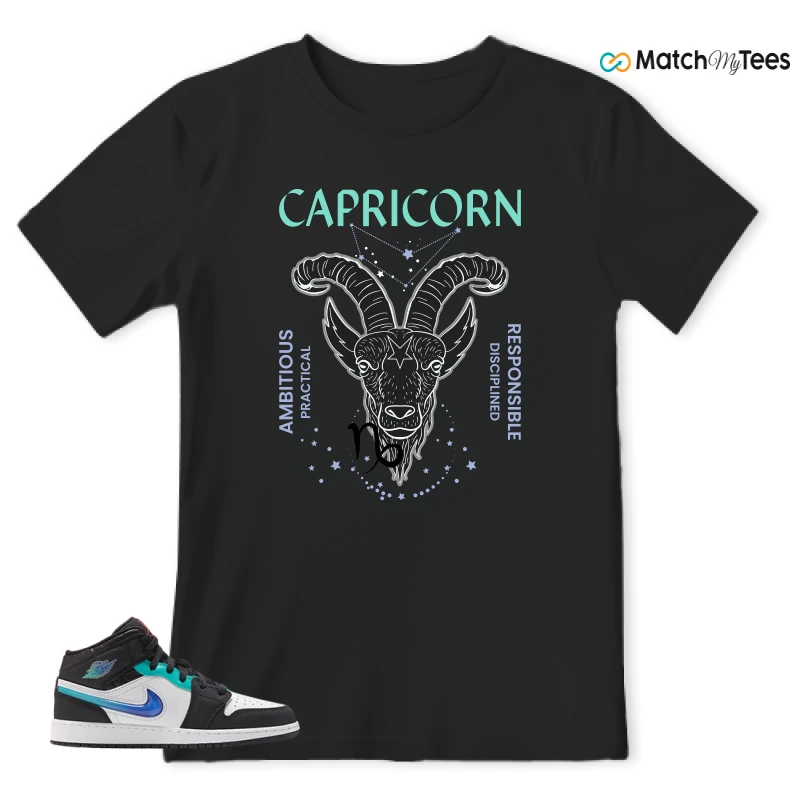 NIKE AIR JORDAN 1 MID RACING SNEAKER Matching Tees t-shirt