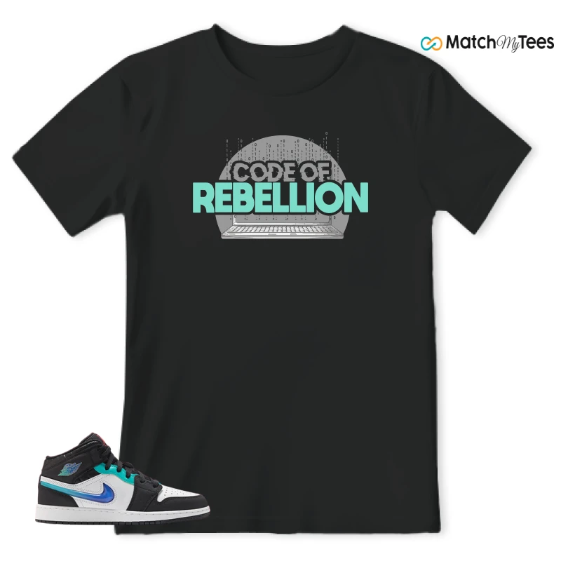 NIKE AIR JORDAN 1 MID RACING SNEAKER Matching Tees t-shirt