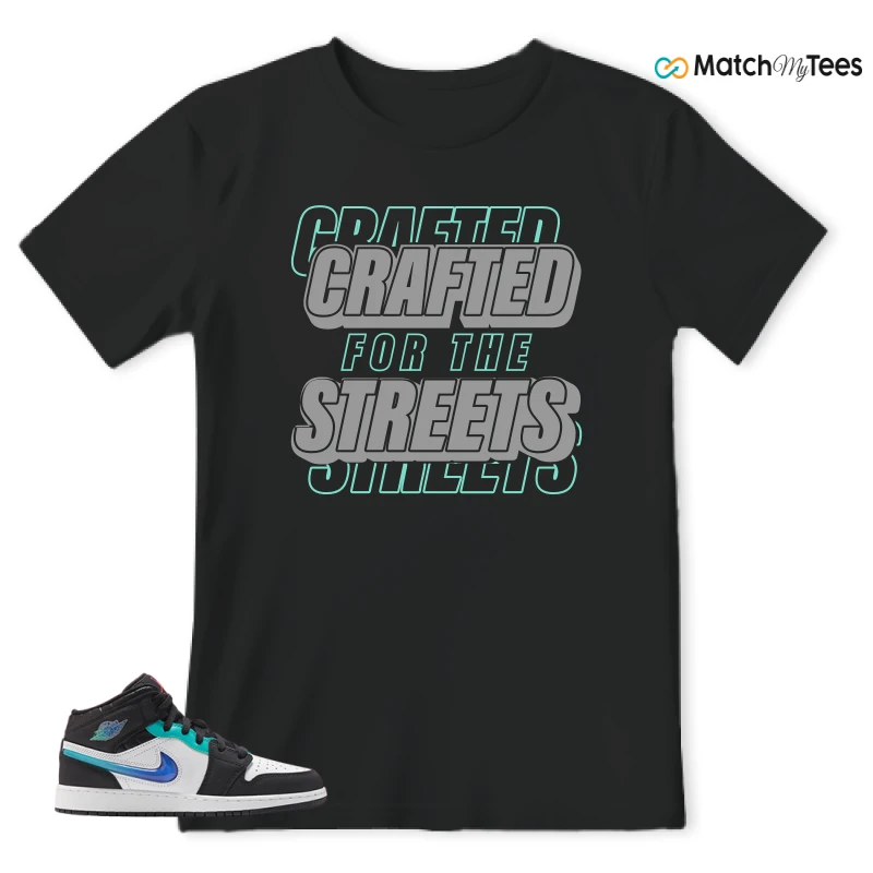 NIKE AIR JORDAN 1 MID RACING SNEAKER Matching Tees t-shirt