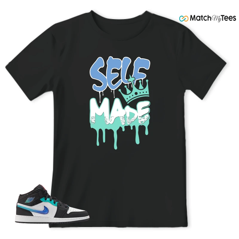 NIKE AIR JORDAN 1 MID RACING SNEAKER Matching Tees t-shirt