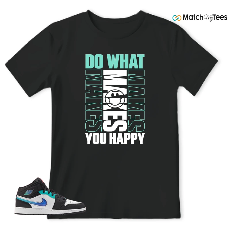 NIKE AIR JORDAN 1 MID RACING SNEAKER Matching Tees t-shirt