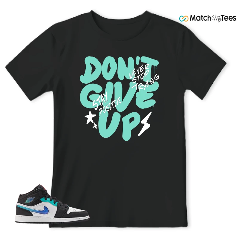 NIKE AIR JORDAN 1 MID RACING SNEAKER Matching Tees t-shirt