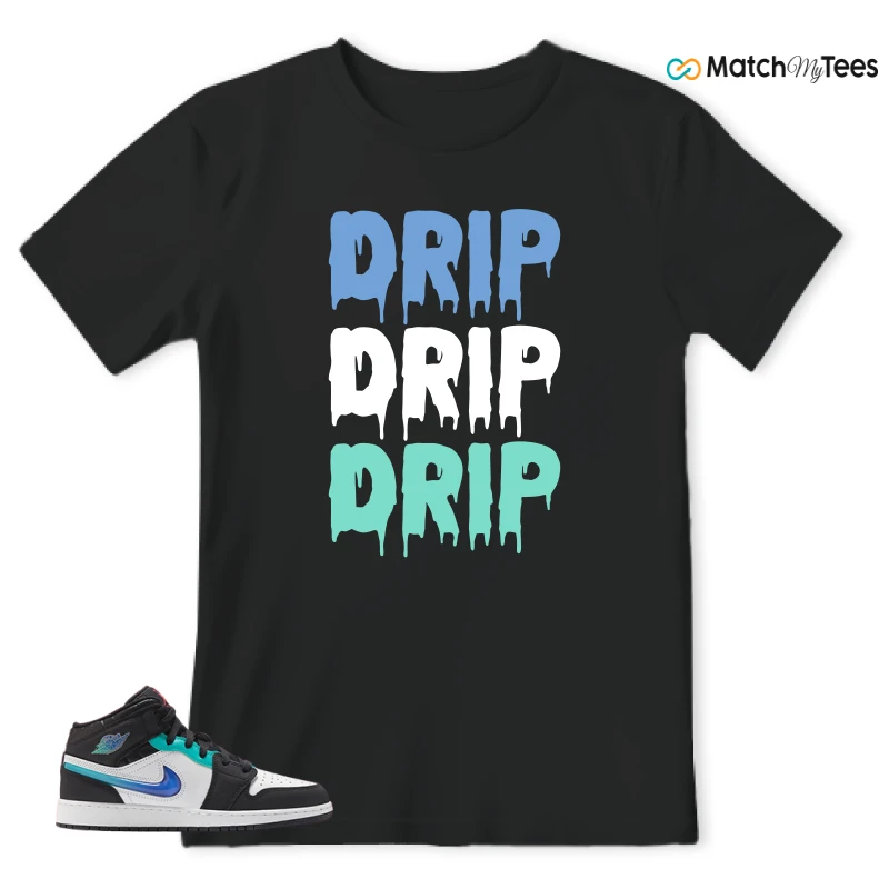 NIKE AIR JORDAN 1 MID RACING SNEAKER Matching Tees t-shirt