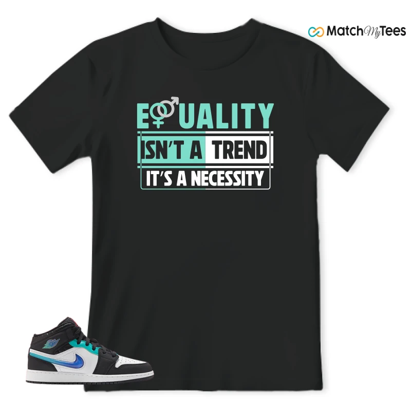 NIKE AIR JORDAN 1 MID RACING SNEAKER Matching Tees t-shirt