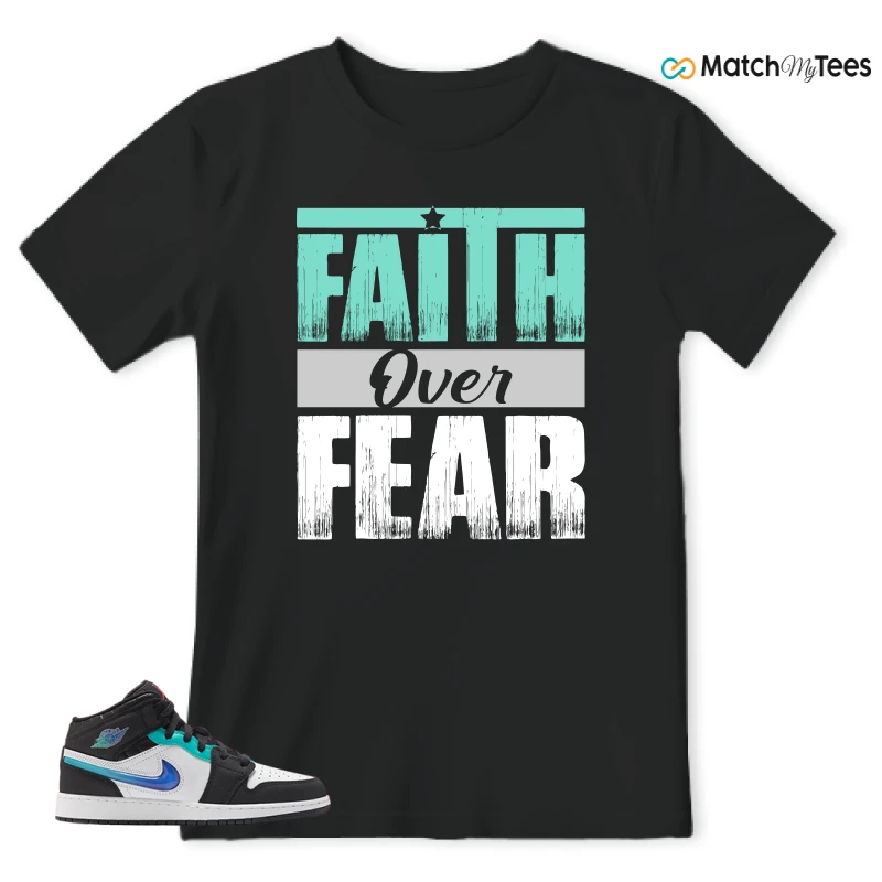 NIKE AIR JORDAN 1 MID RACING SNEAKER Matching Tees t-shirt