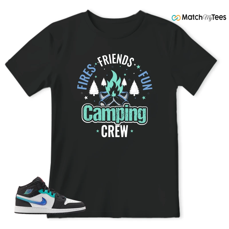NIKE AIR JORDAN 1 MID RACING SNEAKER Matching Tees t-shirt