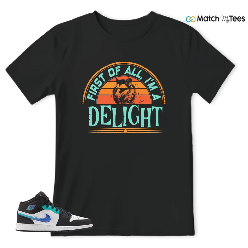 NIKE AIR JORDAN 1 MID RACING SNEAKER Matching Tees t-shirt