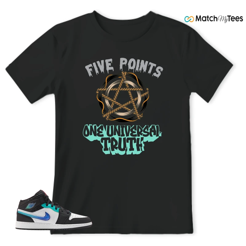 NIKE AIR JORDAN 1 MID RACING SNEAKER Matching Tees t-shirt