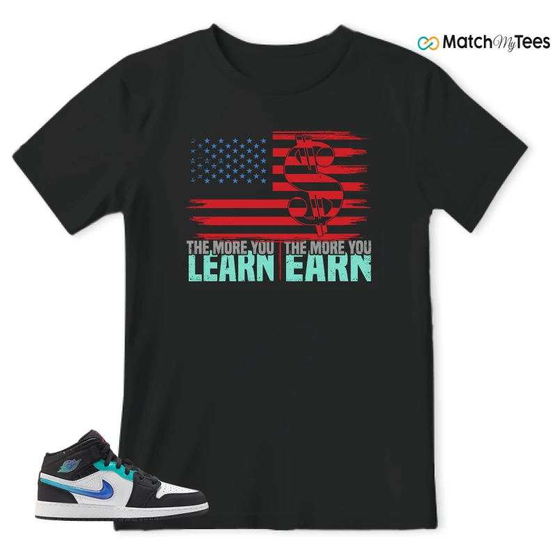 NIKE AIR JORDAN 1 MID RACING SNEAKER Matching Tees t-shirt