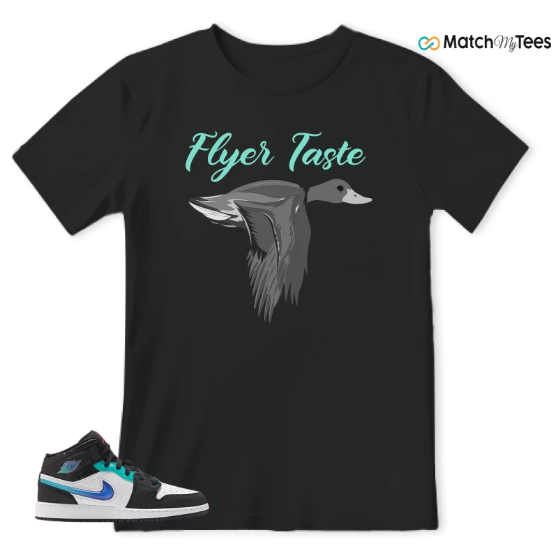 NIKE AIR JORDAN 1 MID RACING SNEAKER Matching Tees t-shirt