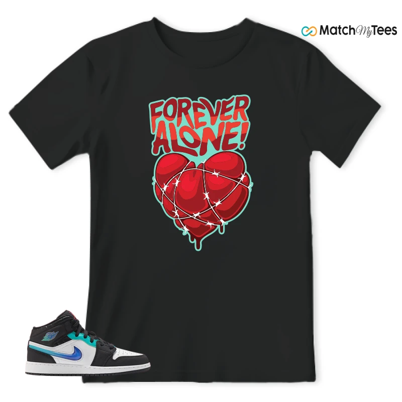 NIKE AIR JORDAN 1 MID RACING SNEAKER Matching Tees t-shirt