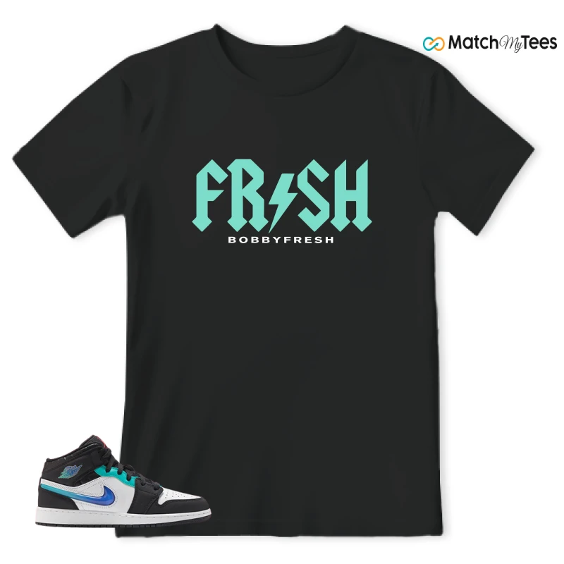 NIKE AIR JORDAN 1 MID RACING SNEAKER Matching Tees t-shirt