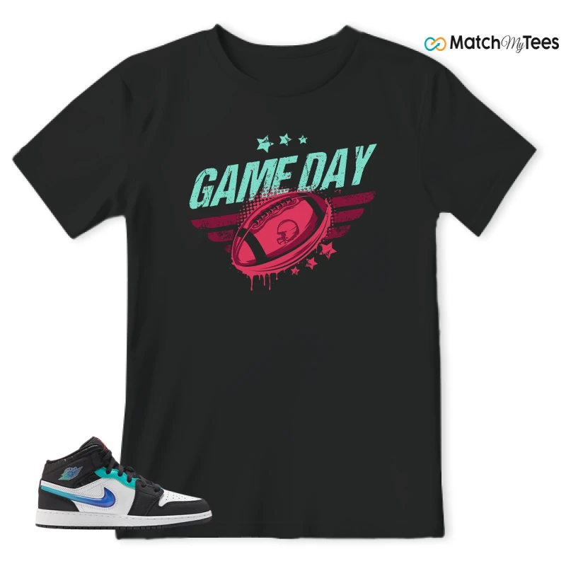 NIKE AIR JORDAN 1 MID RACING SNEAKER Matching Tees t-shirt