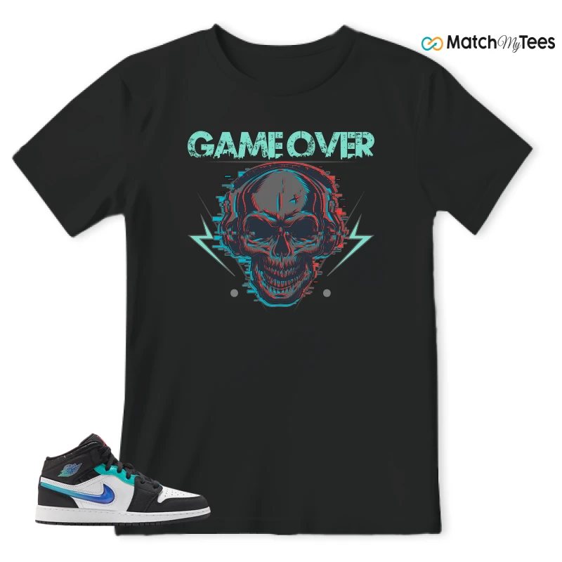 NIKE AIR JORDAN 1 MID RACING SNEAKER Matching Tees t-shirt