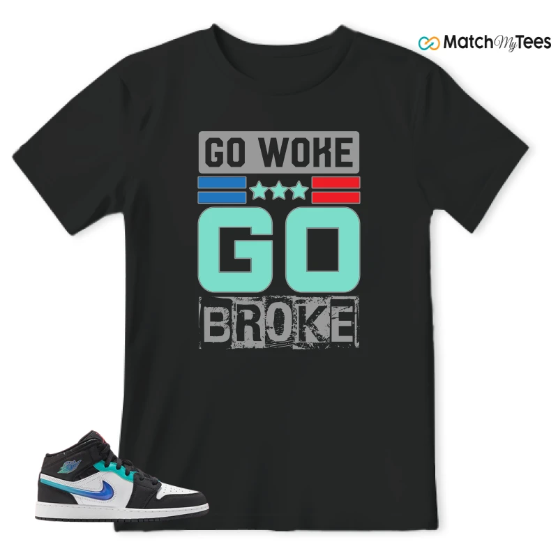 NIKE AIR JORDAN 1 MID RACING SNEAKER Matching Tees t-shirt
