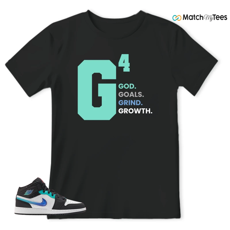 NIKE AIR JORDAN 1 MID RACING SNEAKER Matching Tees t-shirt