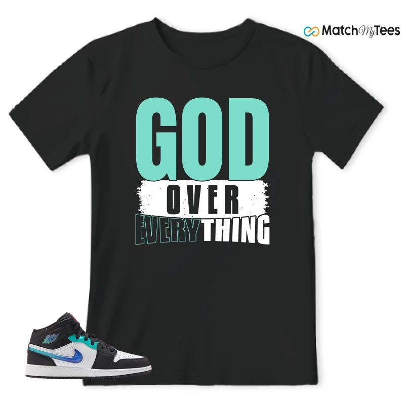 NIKE AIR JORDAN 1 MID RACING SNEAKER Matching Tees t-shirt