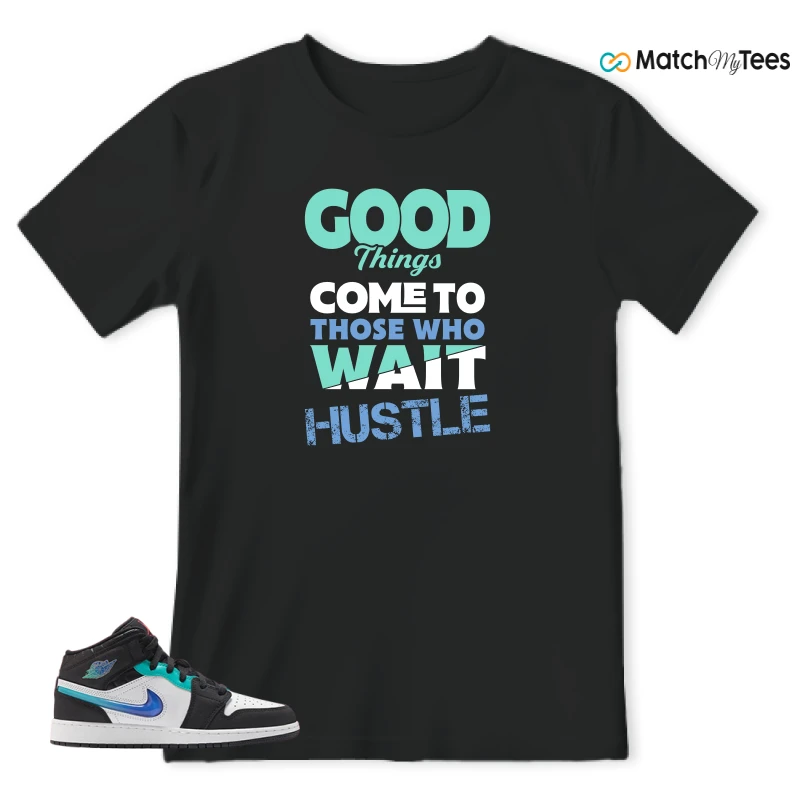 NIKE AIR JORDAN 1 MID RACING SNEAKER Matching Tees t-shirt