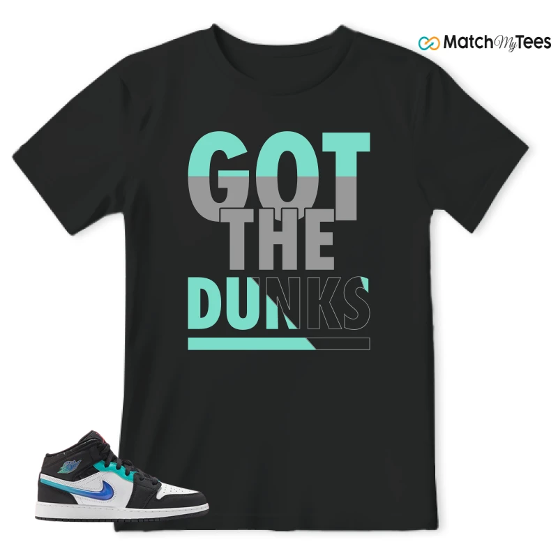 NIKE AIR JORDAN 1 MID RACING SNEAKER Matching Tees t-shirt