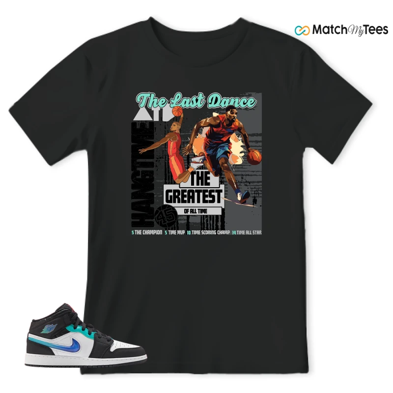 NIKE AIR JORDAN 1 MID RACING SNEAKER Matching Tees t-shirt