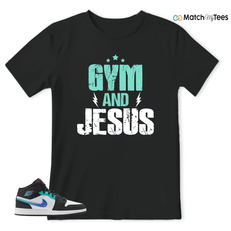 NIKE AIR JORDAN 1 MID RACING SNEAKER Matching Tees t-shirt