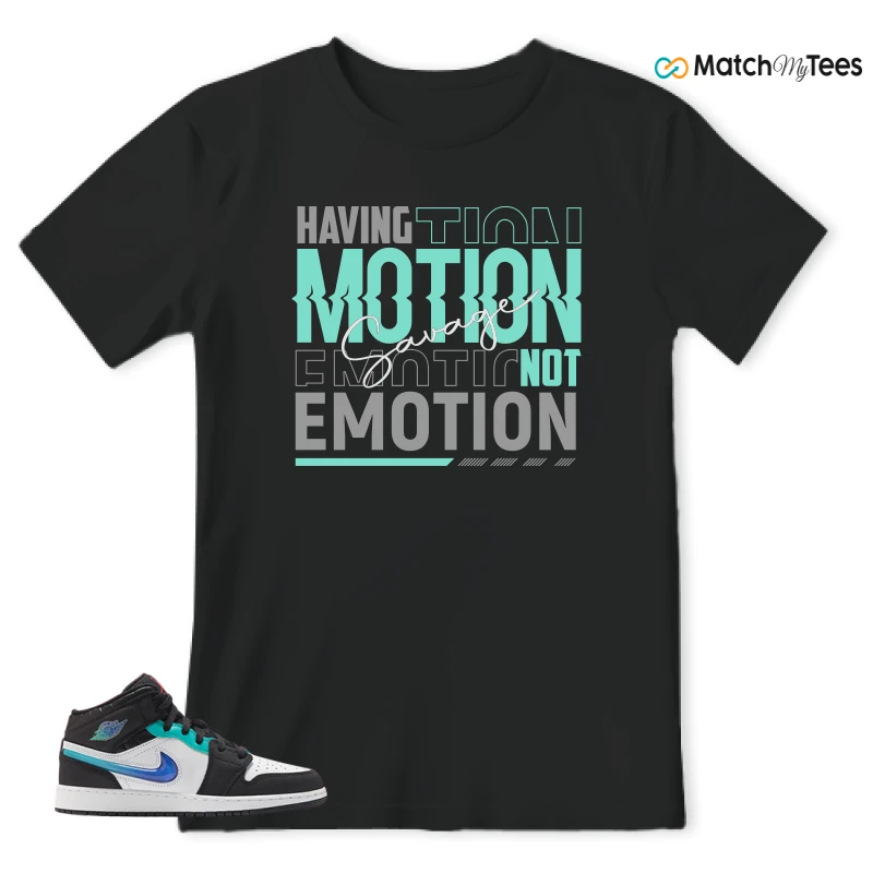 NIKE AIR JORDAN 1 MID RACING SNEAKER Matching Tees t-shirt