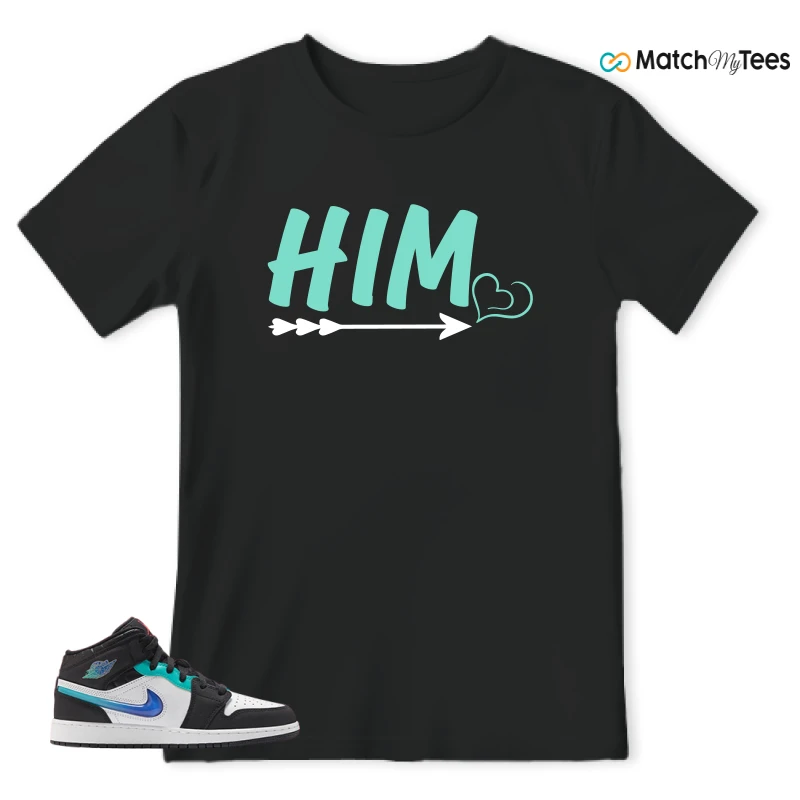 NIKE AIR JORDAN 1 MID RACING SNEAKER Matching Tees t-shirt