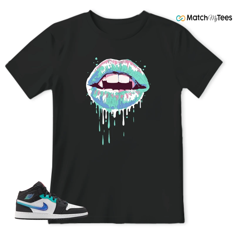 NIKE AIR JORDAN 1 MID RACING SNEAKER Matching Tees t-shirt