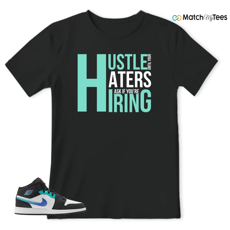 NIKE AIR JORDAN 1 MID RACING SNEAKER Matching Tees t-shirt