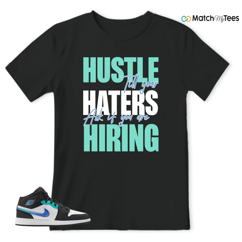 NIKE AIR JORDAN 1 MID RACING SNEAKER Matching Tees t-shirt