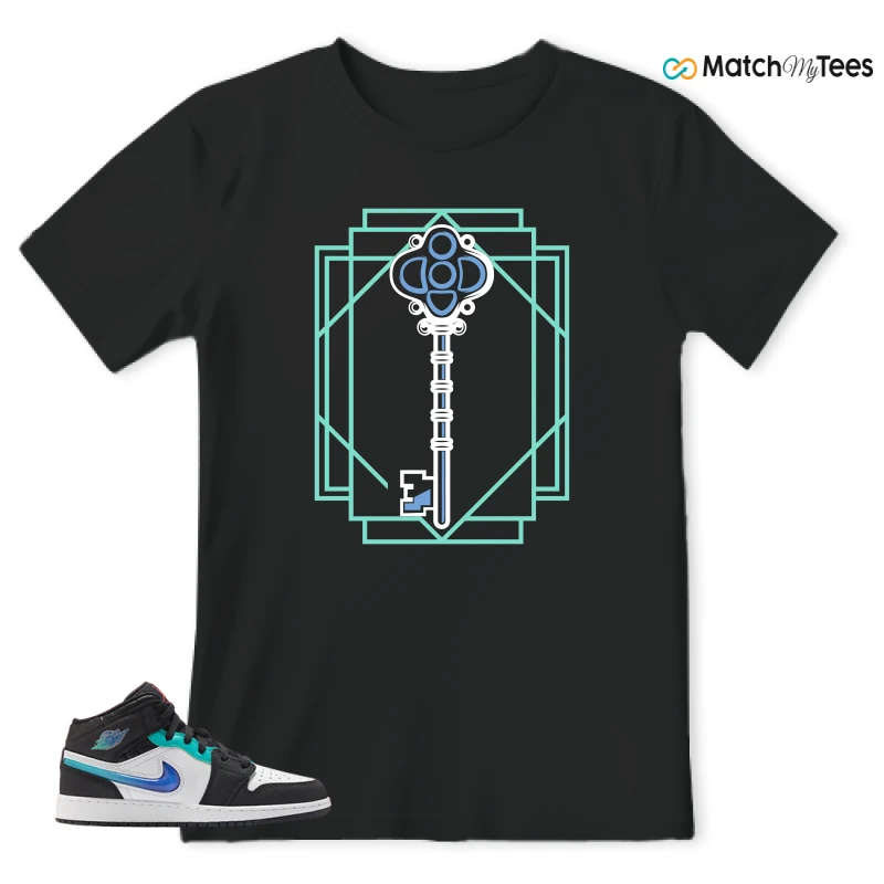 NIKE AIR JORDAN 1 MID RACING SNEAKER Matching Tees t-shirt