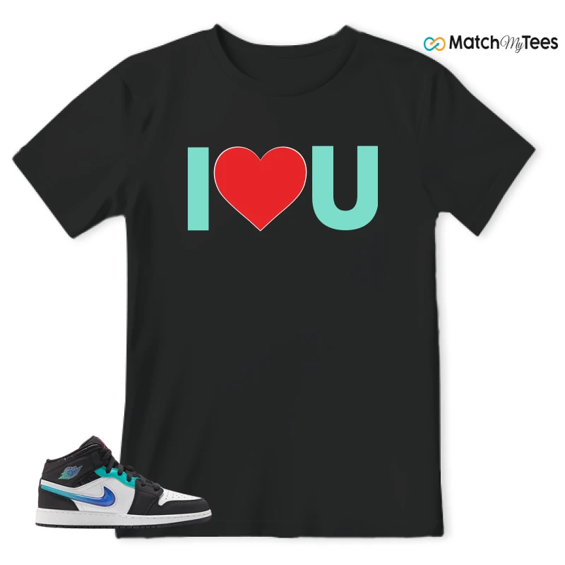 NIKE AIR JORDAN 1 MID RACING SNEAKER Matching Tees t-shirt