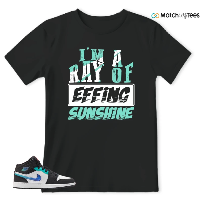NIKE AIR JORDAN 1 MID RACING SNEAKER Matching Tees t-shirt
