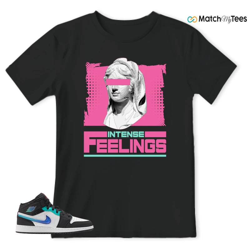 NIKE AIR JORDAN 1 MID RACING SNEAKER Matching Tees t-shirt
