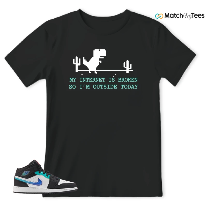NIKE AIR JORDAN 1 MID RACING SNEAKER Matching Tees t-shirt
