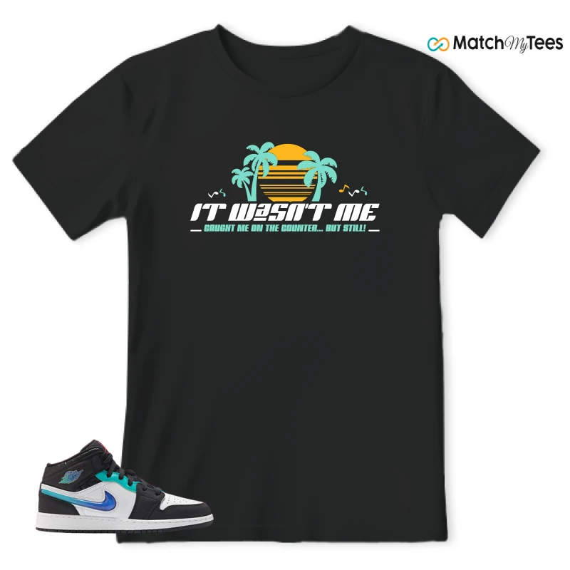 NIKE AIR JORDAN 1 MID RACING SNEAKER Matching Tees t-shirt