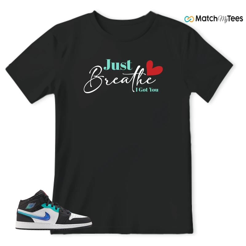 NIKE AIR JORDAN 1 MID RACING SNEAKER Matching Tees t-shirt
