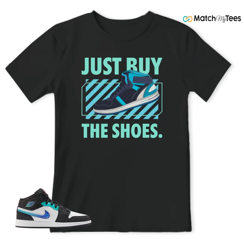 NIKE AIR JORDAN 1 MID RACING SNEAKER Matching Tees t-shirt