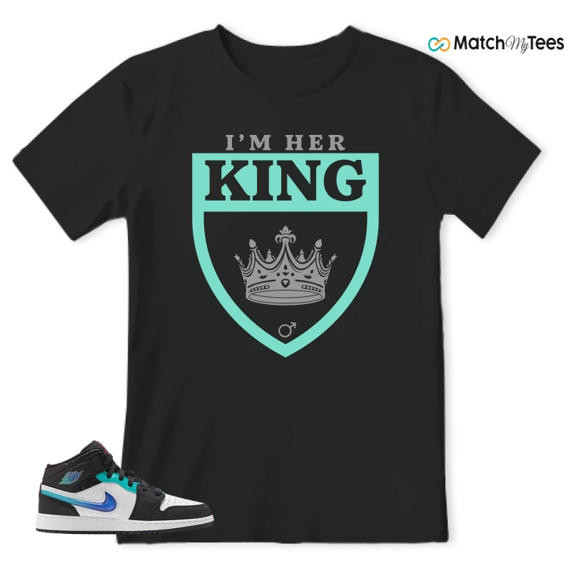 NIKE AIR JORDAN 1 MID RACING SNEAKER Matching Tees t-shirt