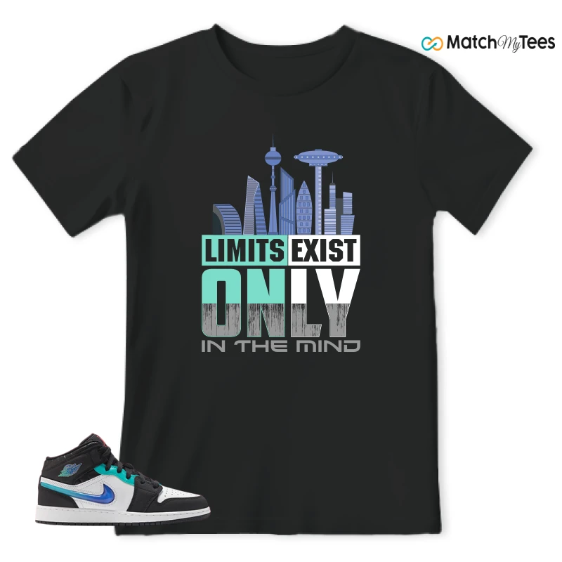 NIKE AIR JORDAN 1 MID RACING SNEAKER Matching Tees t-shirt