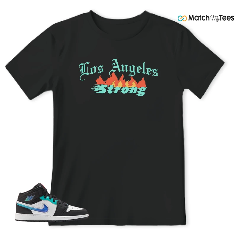 NIKE AIR JORDAN 1 MID RACING SNEAKER Matching Tees t-shirt