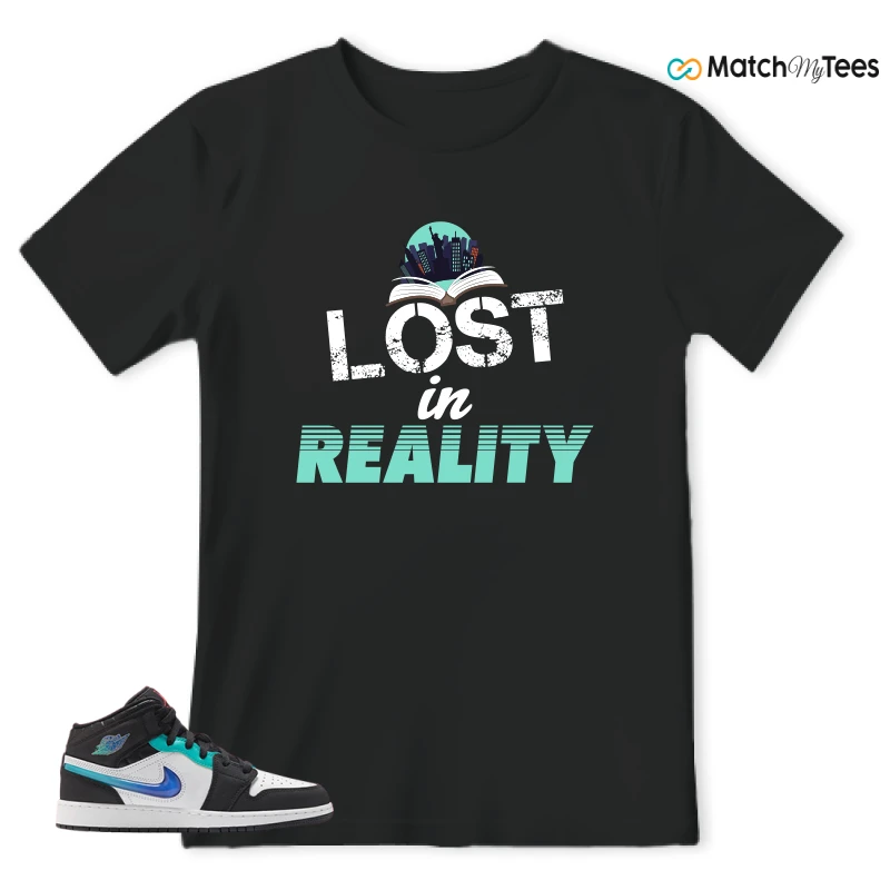 NIKE AIR JORDAN 1 MID RACING SNEAKER Matching Tees t-shirt