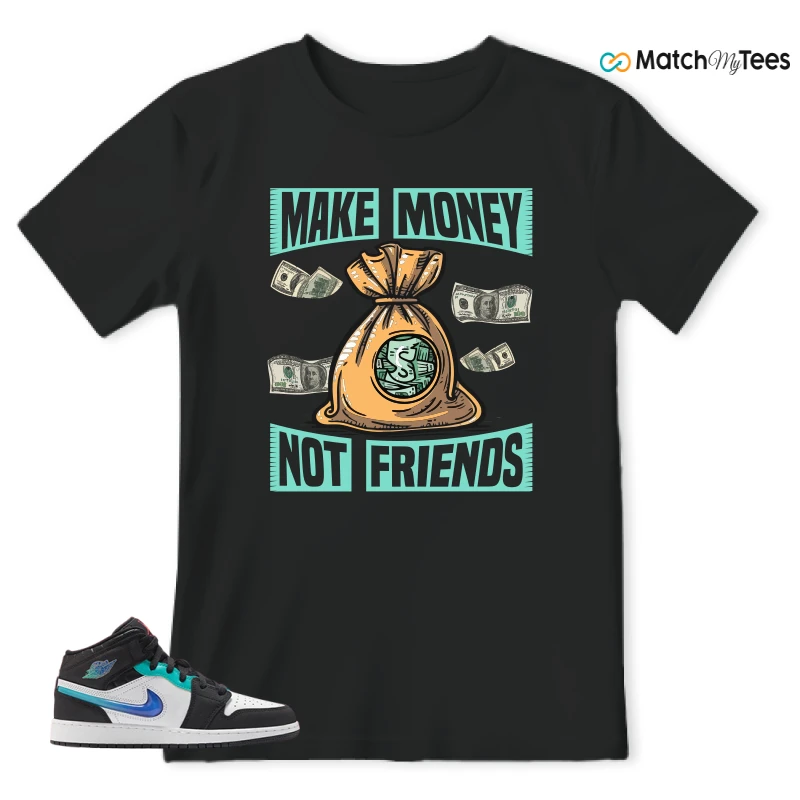 NIKE AIR JORDAN 1 MID RACING SNEAKER Matching Tees t-shirt