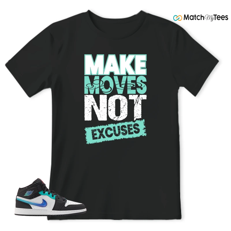 NIKE AIR JORDAN 1 MID RACING SNEAKER Matching Tees t-shirt