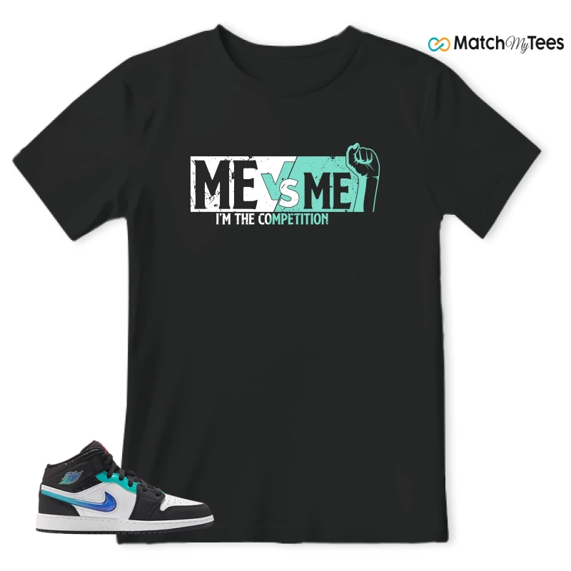 NIKE AIR JORDAN 1 MID RACING SNEAKER Matching Tees t-shirt